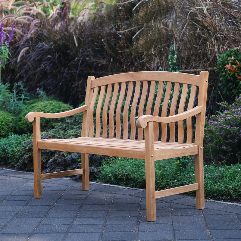 Bayou Breeze Cynthia Teak Outdoor Bench & Reviews Wayfair